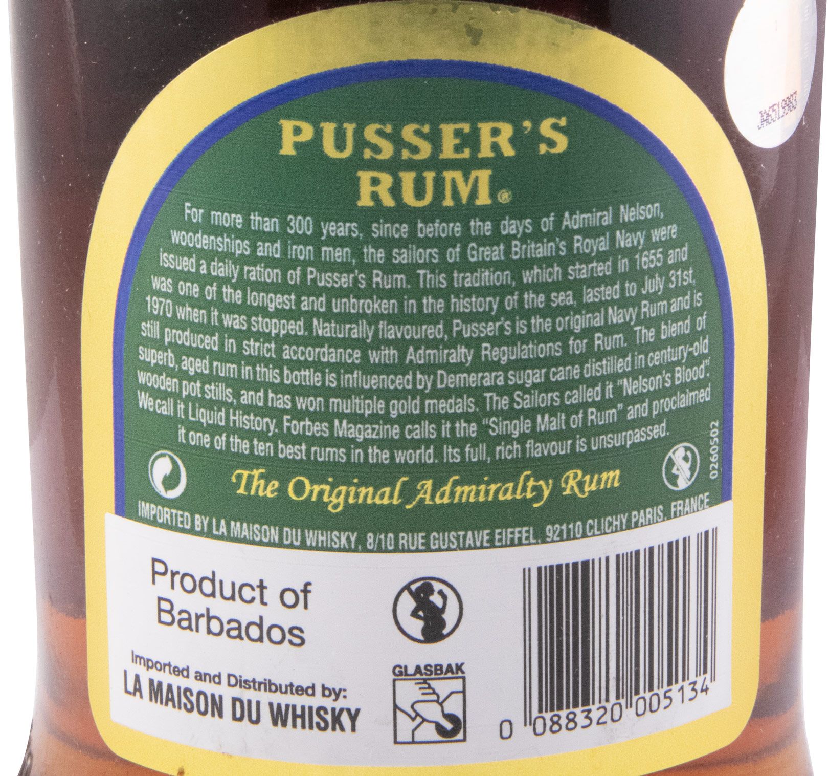Rum Pusser's Gunpowder Overproof Navy