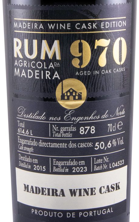 Rum Agrícola da Madeira 970 Madeira Wine Cask Edition 50.6%