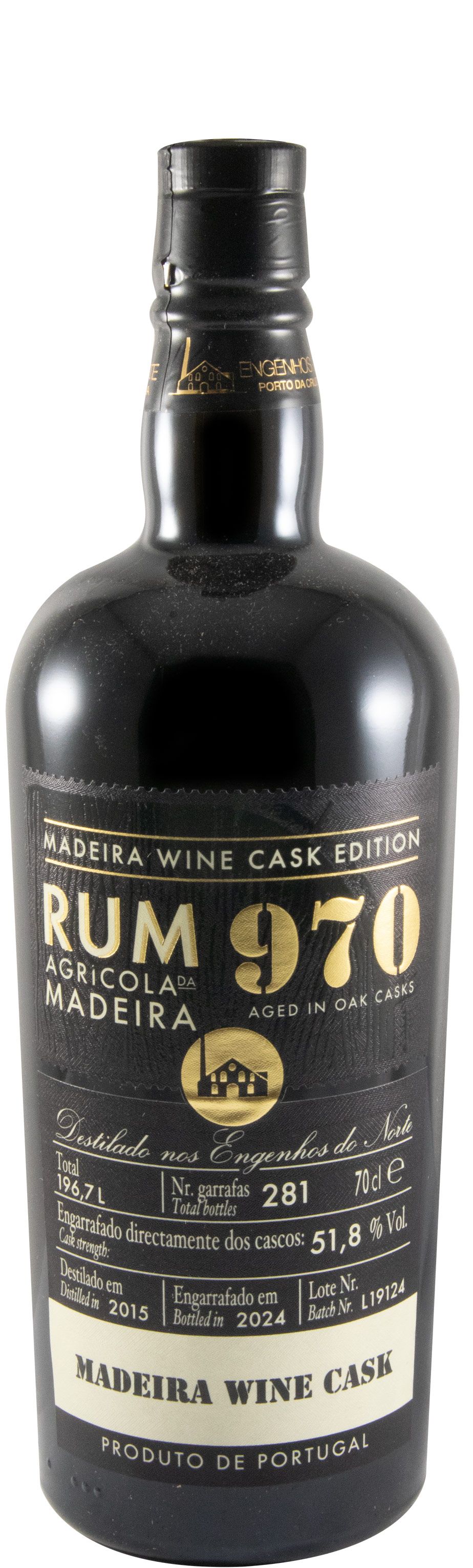 Rum Agrícola da Madeira 970 Madeira Wine Cask 51.8%