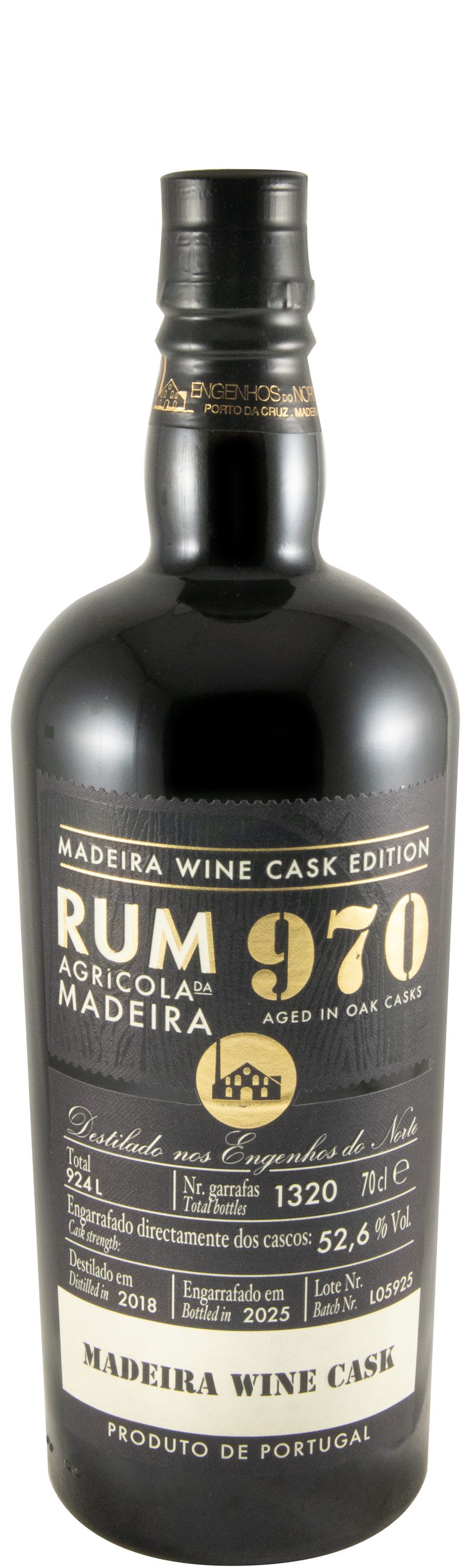 2018 Rum Agrícola da Madeira 970 Madeira Wine Cask 52.6%