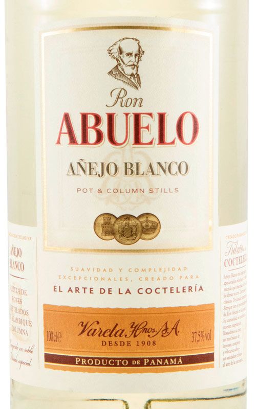 Rum Abuelo Añejo Blanco 1L