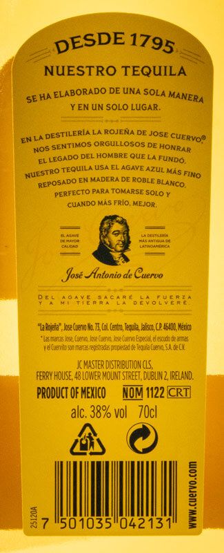 Tequila Jose Cuervo Gold