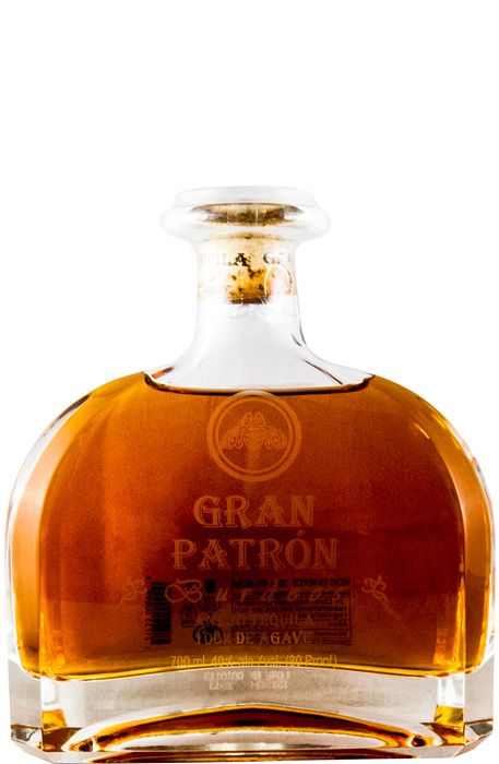 Tequila Patrón Burdeos (leather case)