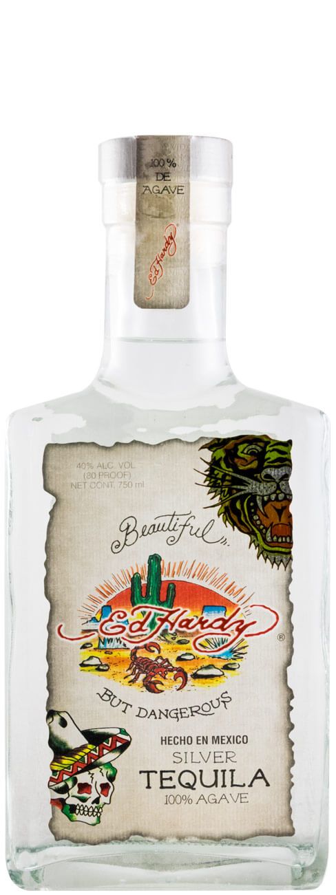 Tequila Ed Hardy Silver 100% Agave