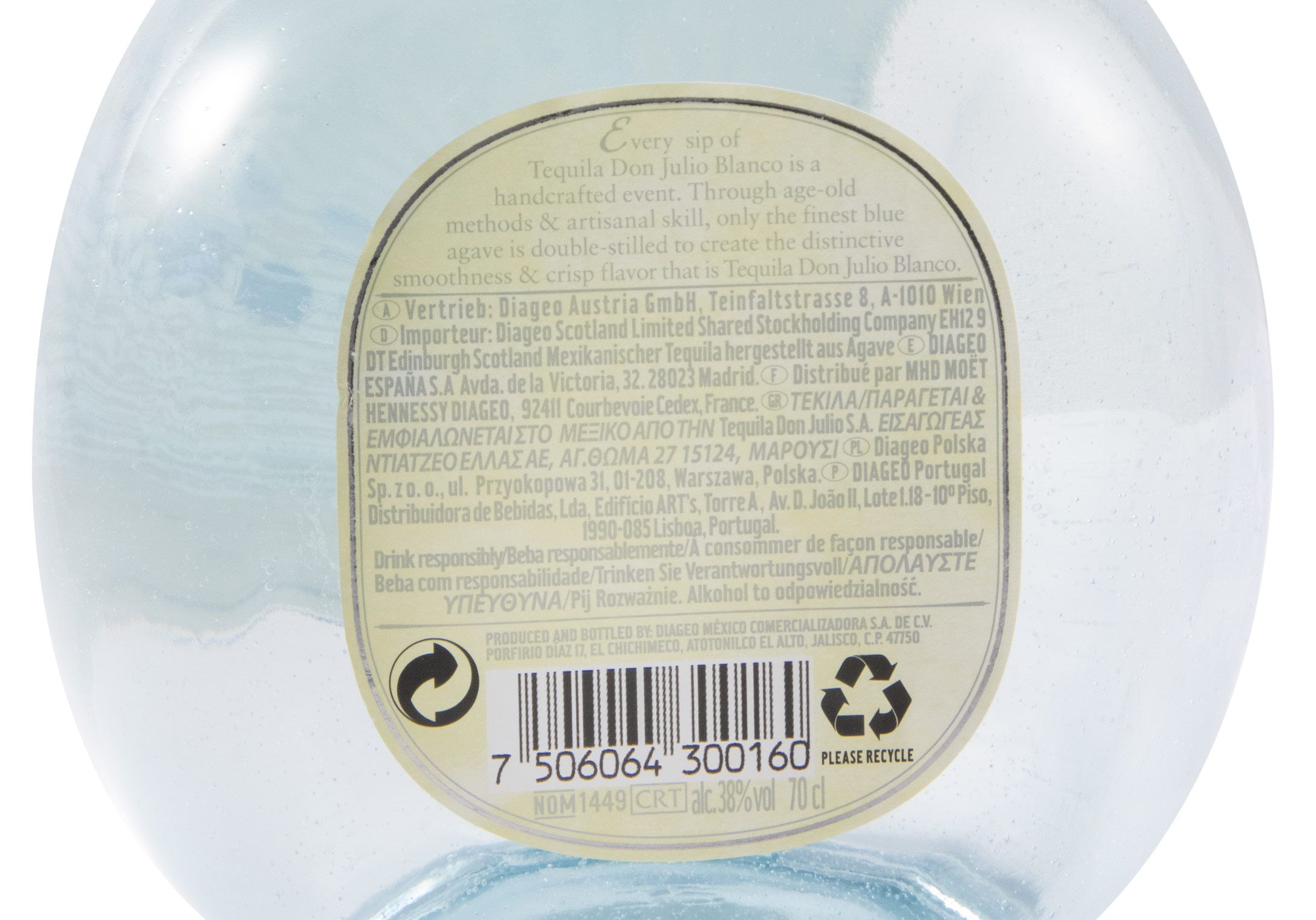 Tequila Don Julio Blanco