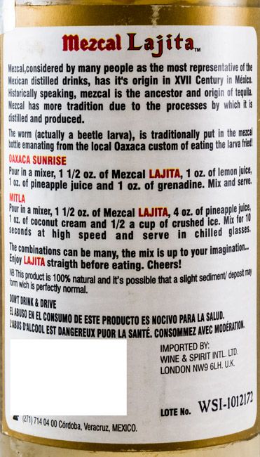 Mezcal Lajita 50cl