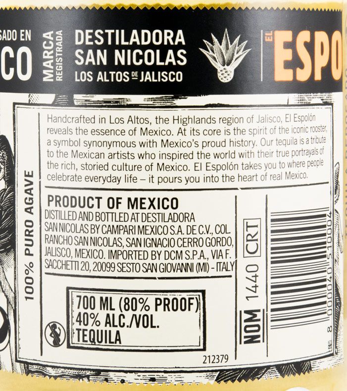 Tequila Espolòn Reposado