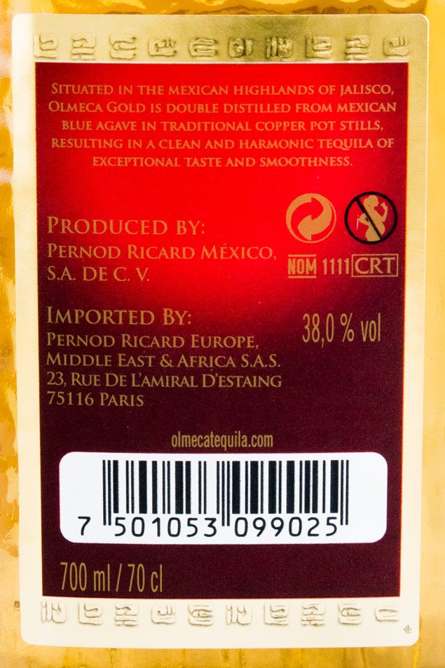 Tequila Olmeca Gold Supremo
