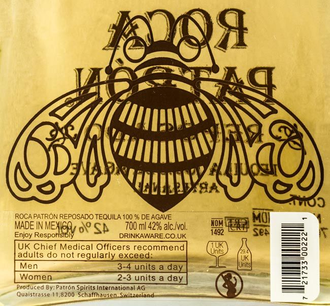 Tequila Roca Patrón Reposado 100% Agave