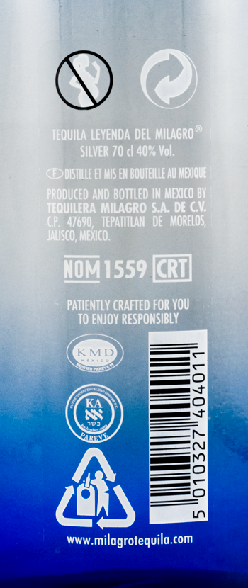 Tequila Milagro Silver