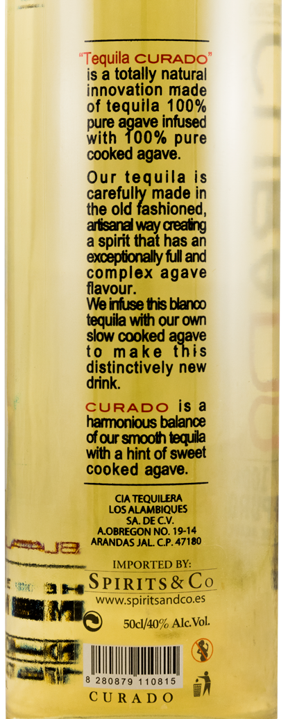 Tequila Ocho Curado 50cl