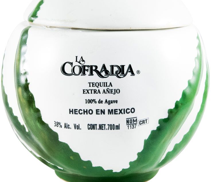 Tequila La Cofradia Balon Extra Añejo (ceramic bottle)