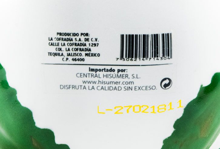 Tequila La Cofradia Balon Extra Añejo (ceramic bottle)