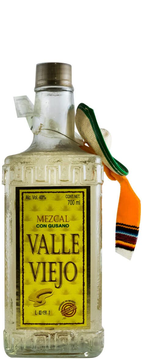 Mezcal Valle Viejo Com Gusano