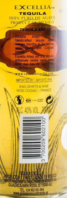 Tequila Excellia Añejo