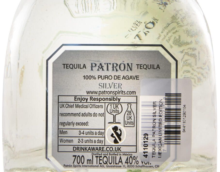Tequila Patrón Silver Mexican Limited Edition