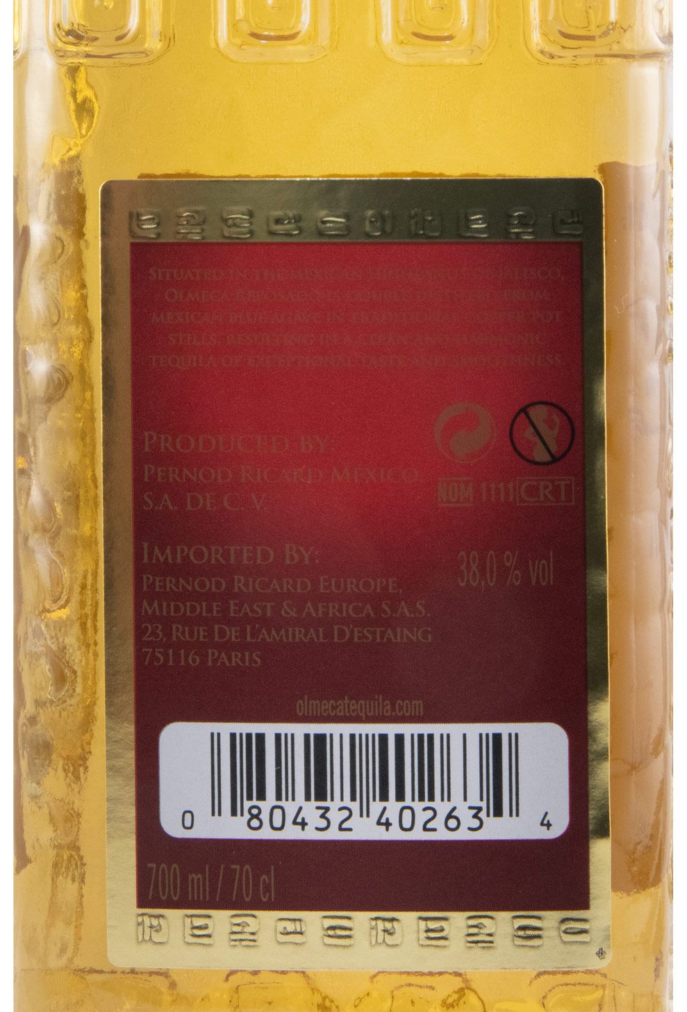 Tequila Olmeca Reposado