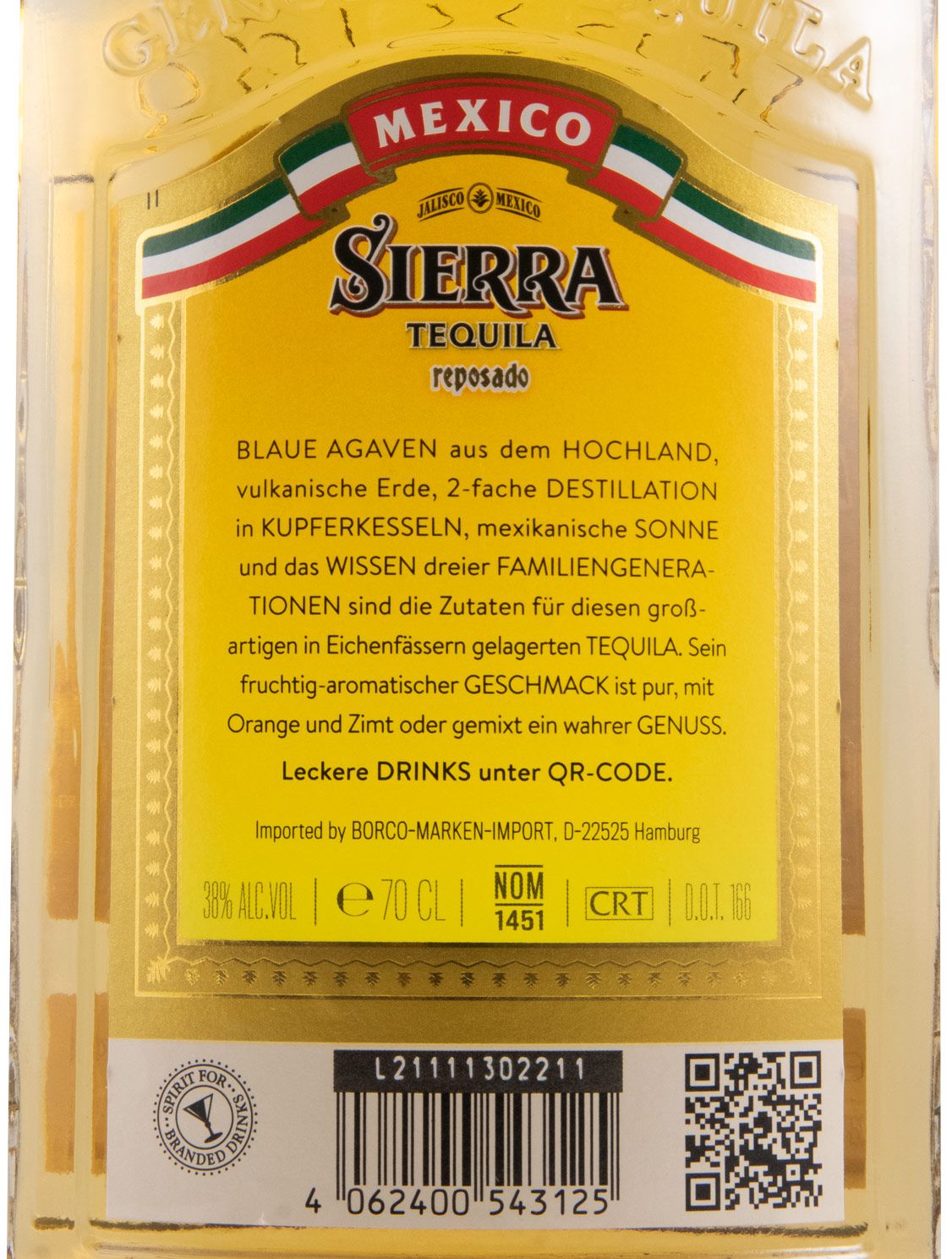 Tequila Sierra Reposado