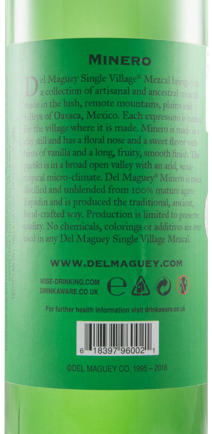 Mezcal Del Maguey Single Village Minero