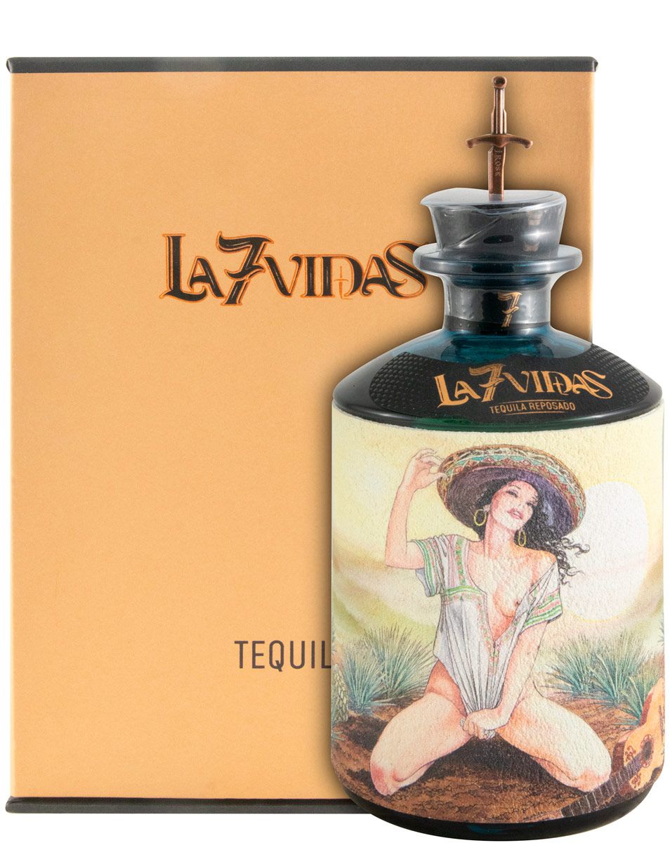 Tequila La7Vidas Reposado (com Livro de Banda Desenhada)