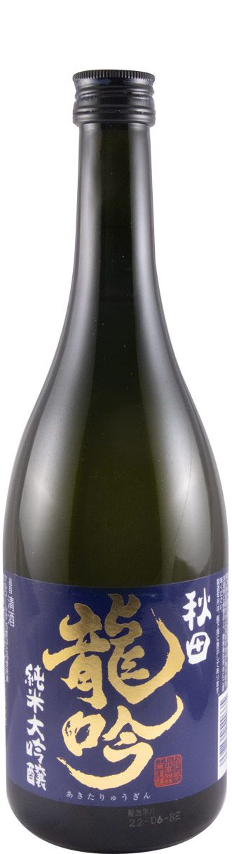 Sake Akita Ryugin Junmai Daiginjo 72cl