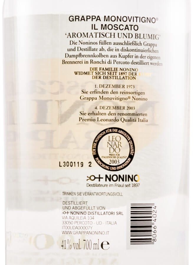 Grappa Nonino il Moscato