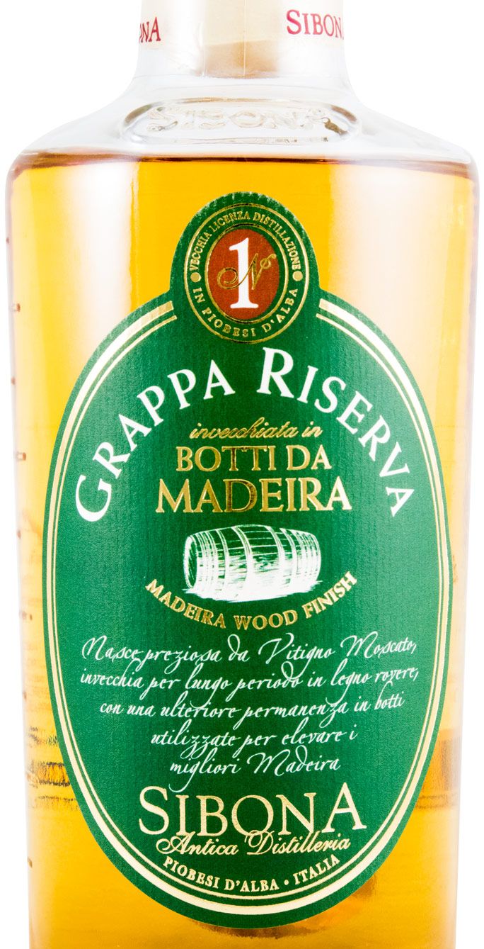 Grappa Sibona Riserva Botti da Madeira 50cl