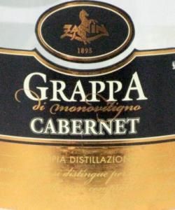 Grappa di Cabernet Zanin