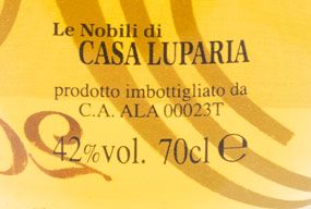 Grappa Casa Luparia Tre Vitigni Baronne