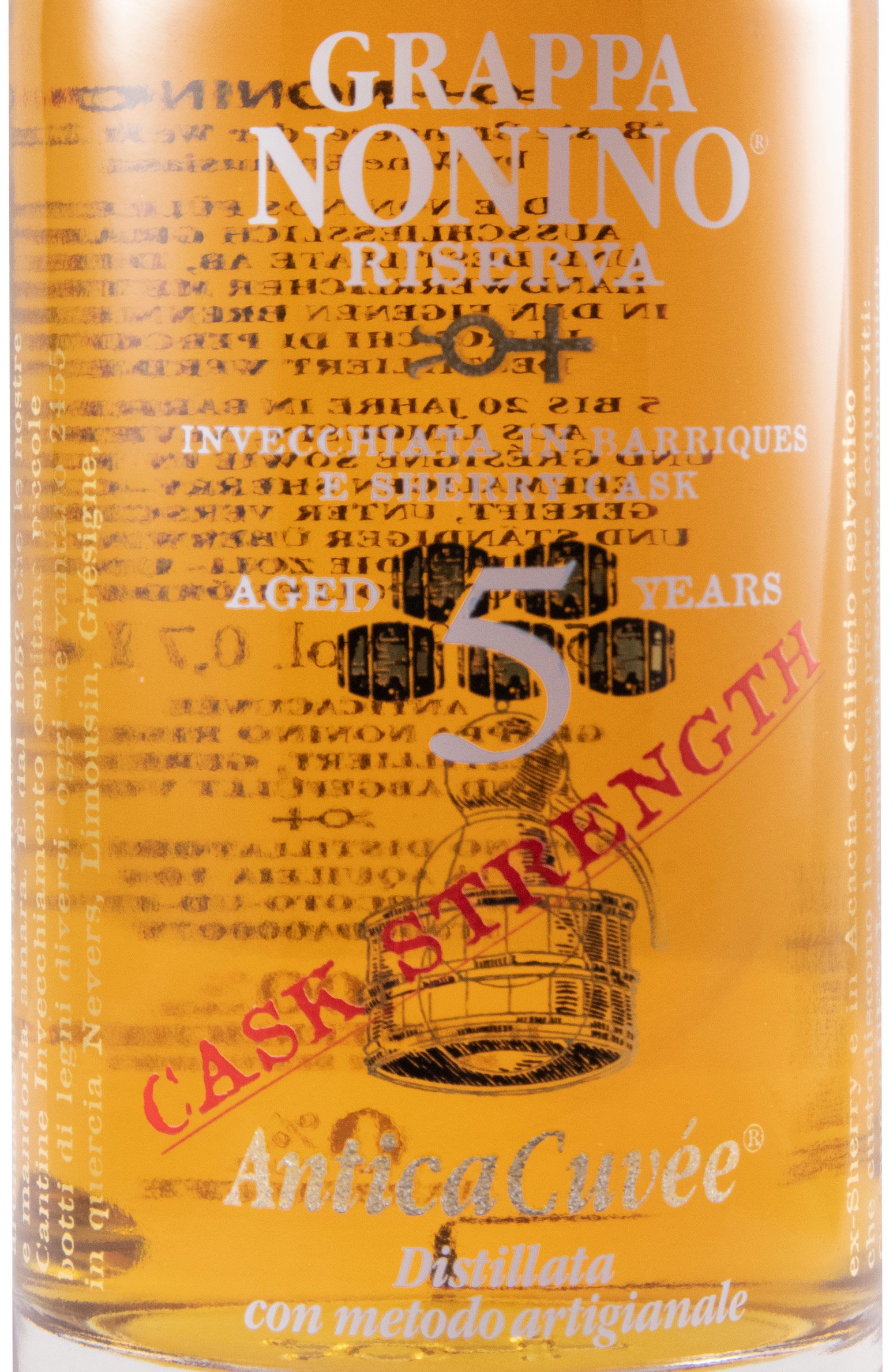Grappa Nonino Antica Cuvée Cask Strength Riserva 5 years