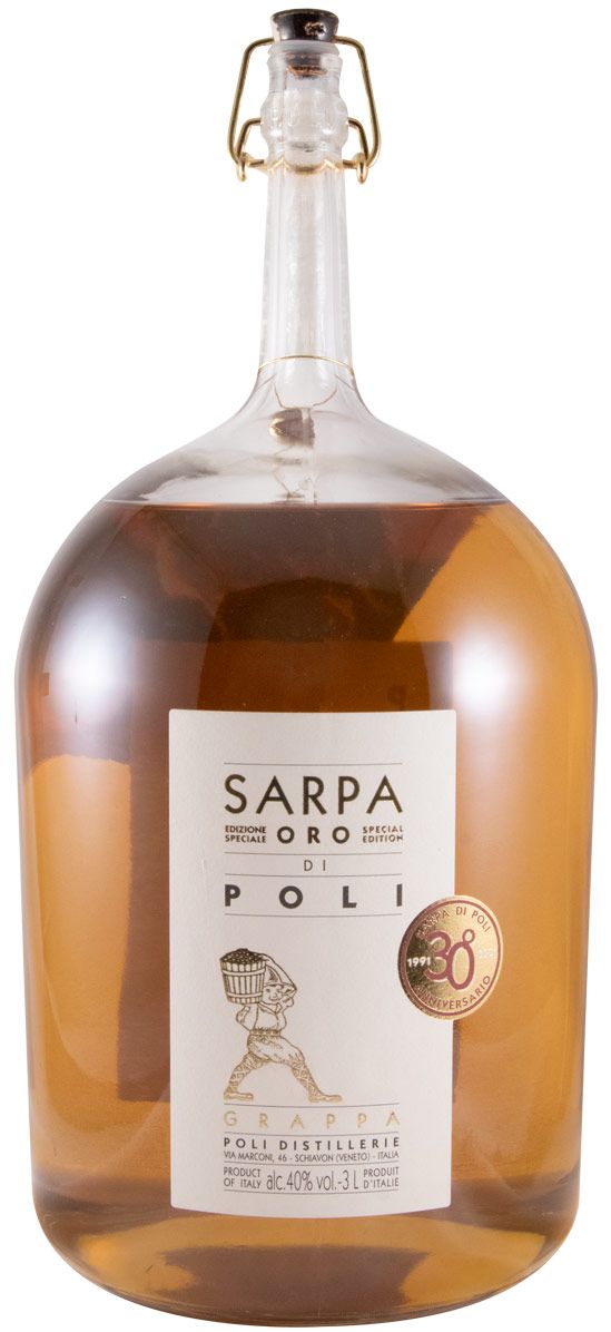 Grappa Sarpa Oro di Poli 3L