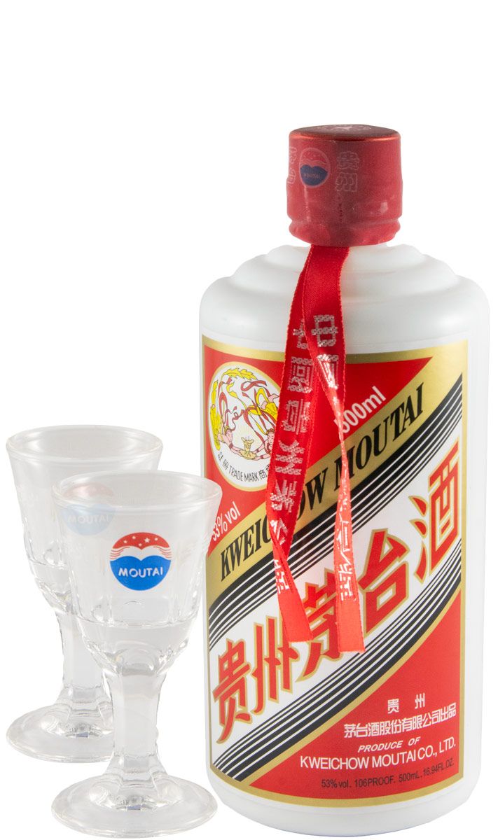 2023 Aguardente Kweichow Moutai c/Copos 50cl
