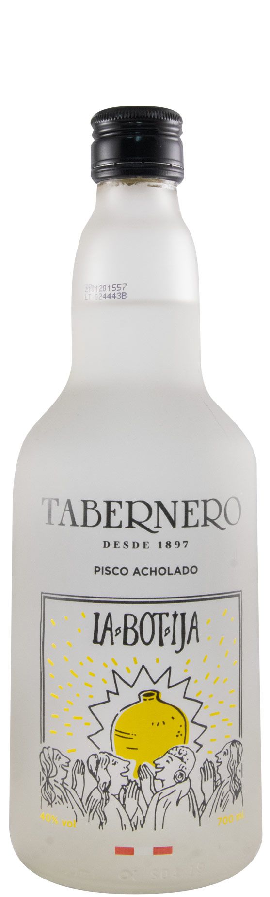 Aguardente Pisco Tabernero La Botija Acholado