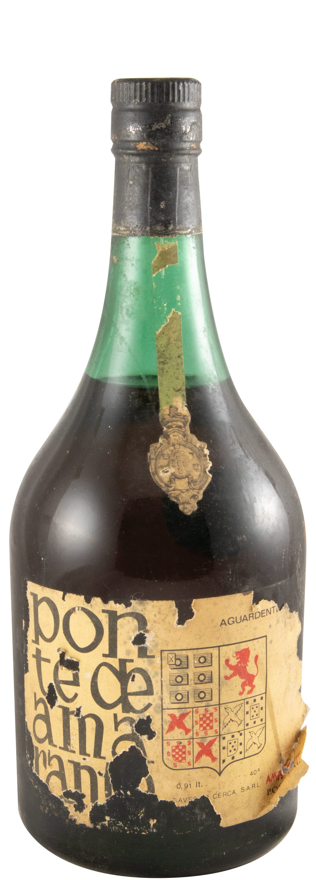 Aguardente Vínica Ponte de Amarante Velha (rótulo danificado) 91cl