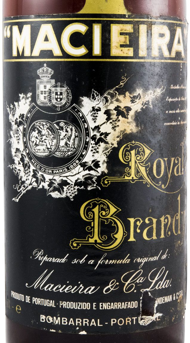 Brandy Macieira 5 Estrelas (garrafa antiga) 1L