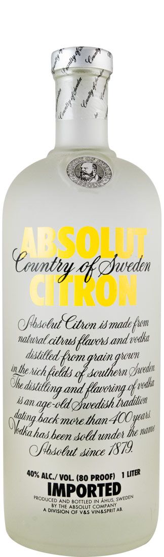 Vodka Absolut Citron 1L