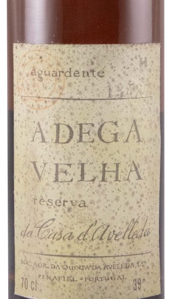 Aguardente Vínica Adega Velha Reserva (garrafa antiga)