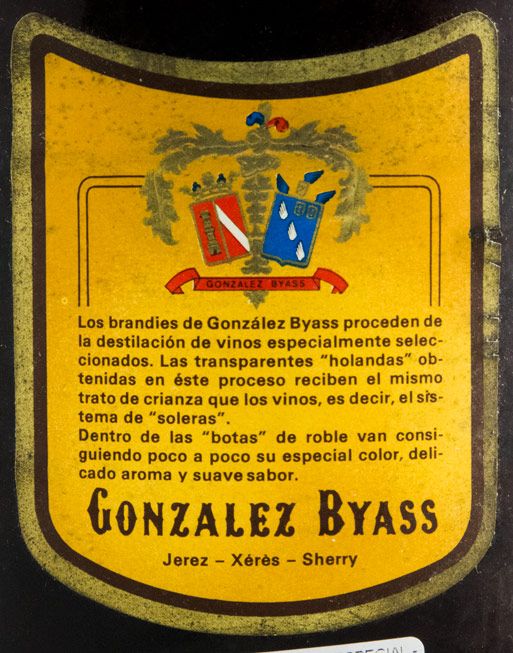 Brandy Insuperable Especial Gonzalez Byass