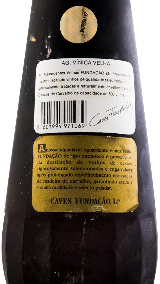 Aguardente Vínica Velha Fundação
