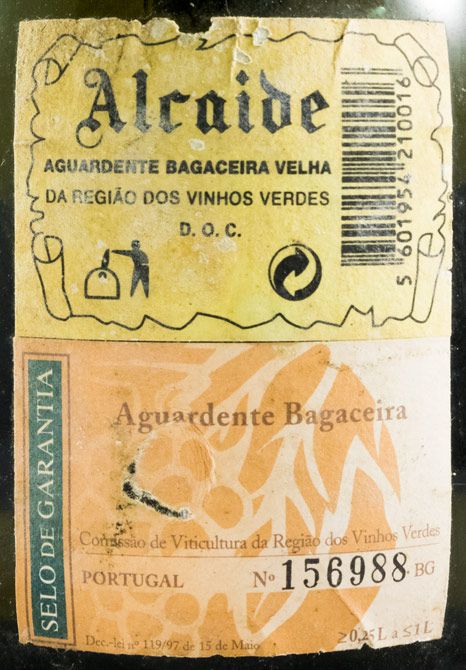 Spirit Alcaide Velha (cork stopper) 75cl