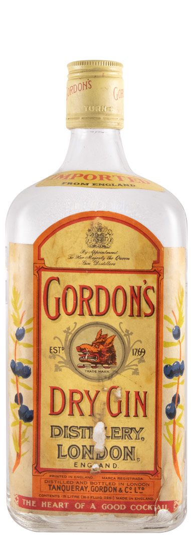 Gin Gordons (rótulo antigo)