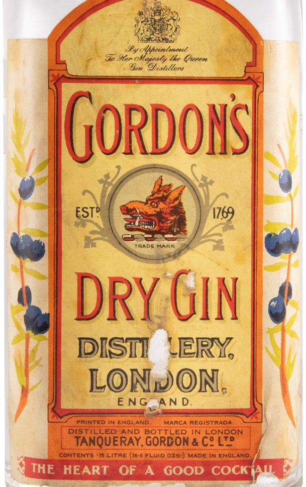 Gin Gordons (rótulo antigo)