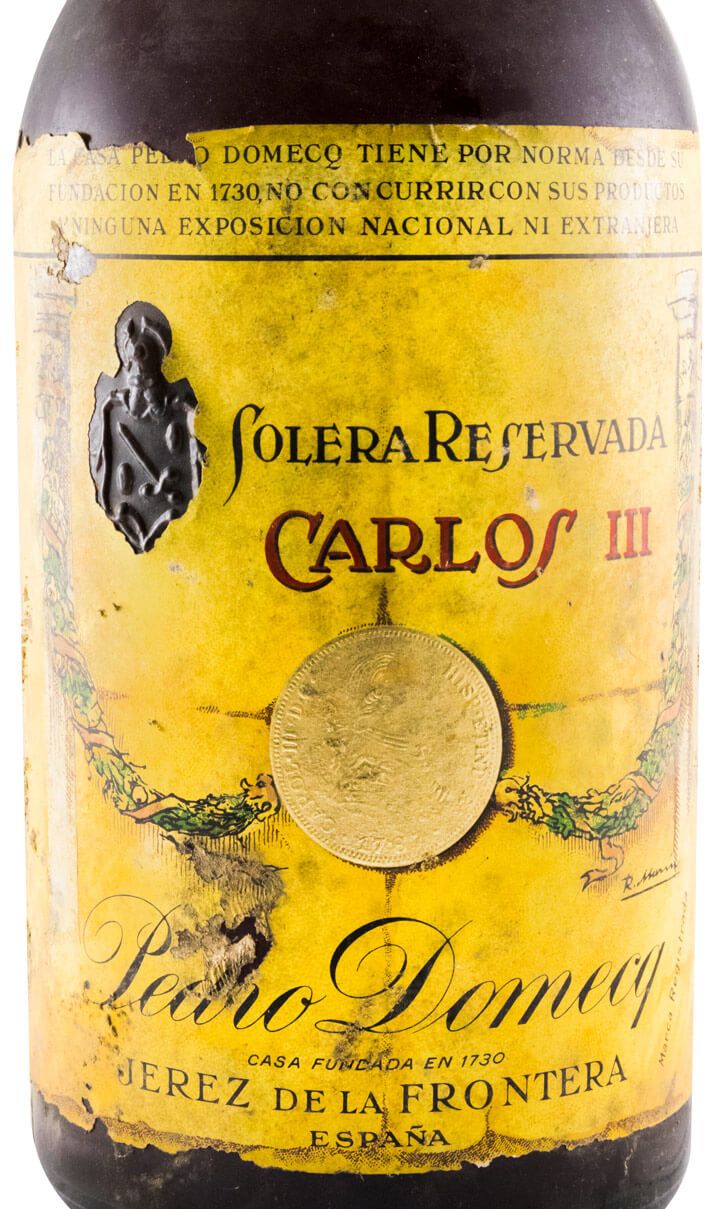 Brandy Carlos III Solera Reservada Pedro Domecq 3L