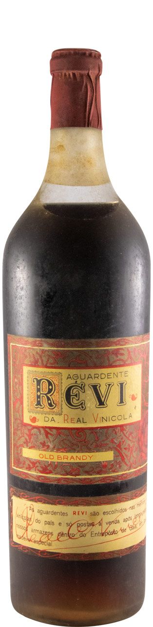 Brandy Real Vinícola Revi (garrafa alta com rolha de cortiça)
