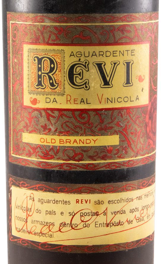 Brandy Real Vinícola Revi (garrafa alta com rolha de cortiça)