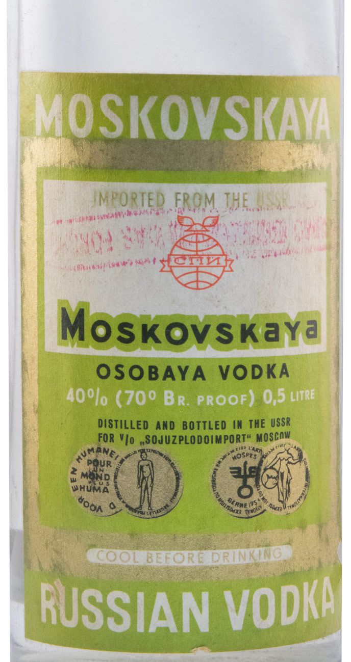 Vodka Moskovskaya 50cl
