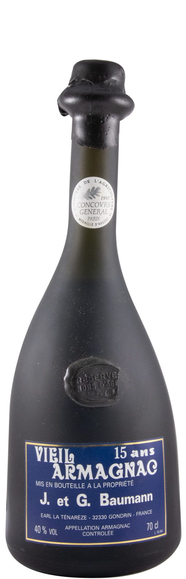 Armagnac J. et G. Baumann Vieil Armagnac Reserve Hors d'Age 15 anos
