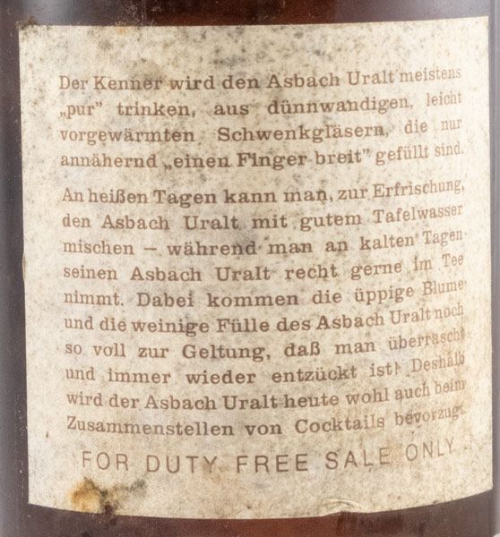 Brandy Asbach Uralt 75cl