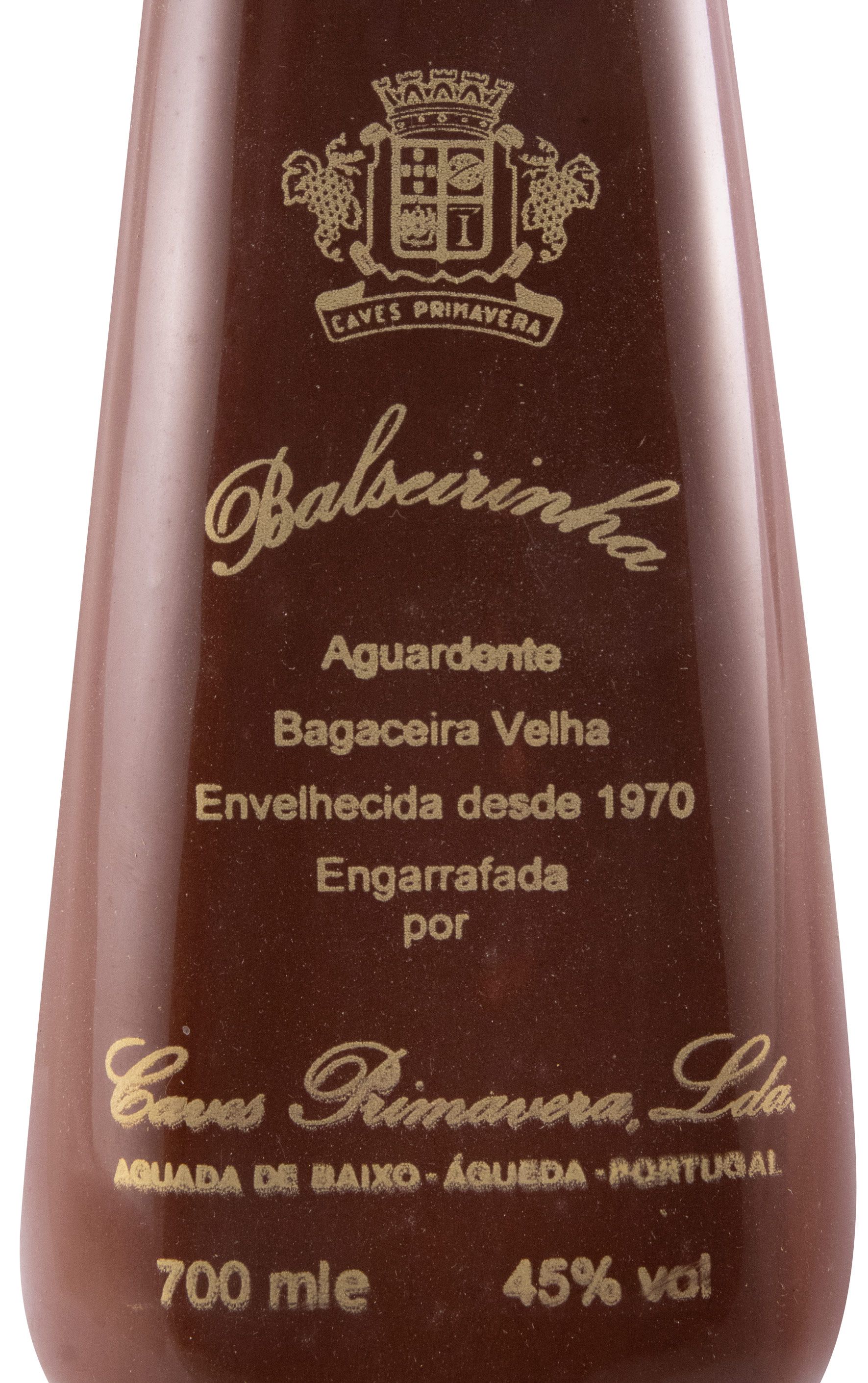 Aguardente Bagaceira Caves Primavera Balseirinha Velha