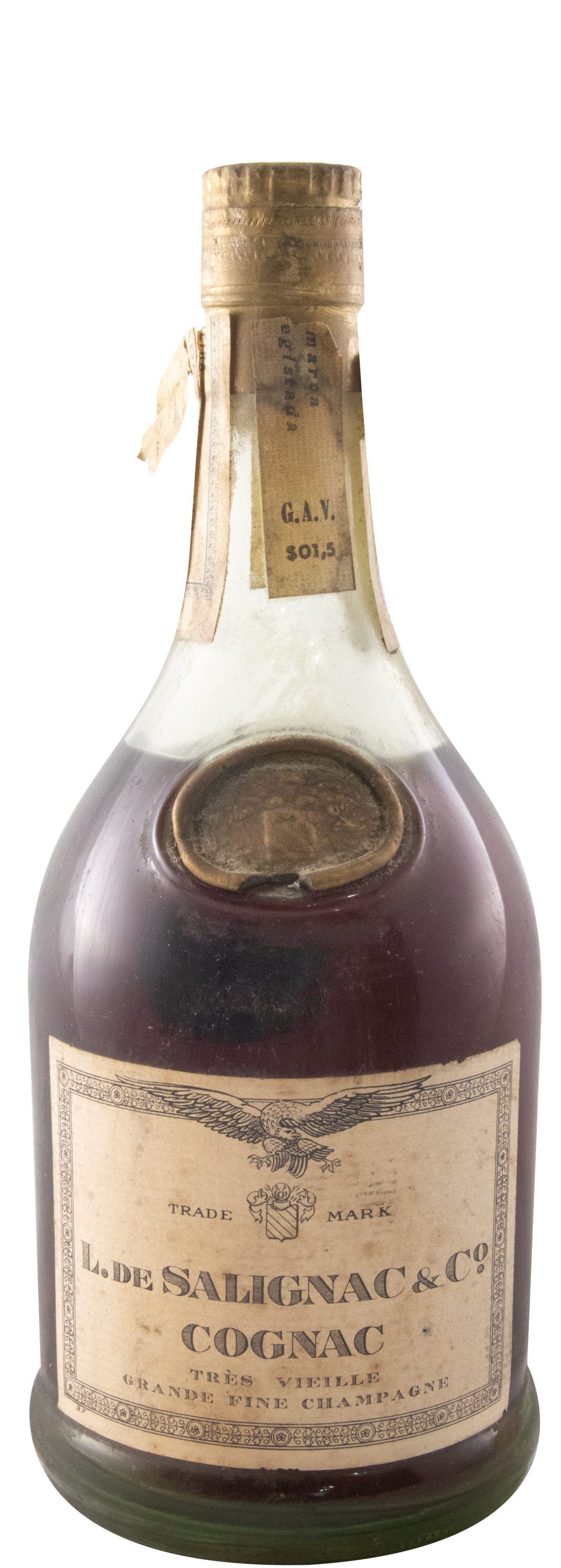 Cognac L. de Salignac Très Vieille Grande Fine Champagne